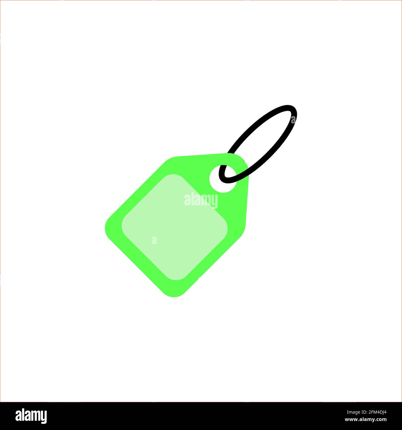 Green Tag Label Conceptual Icon Vector Illustration Design eps10 Stock Vector