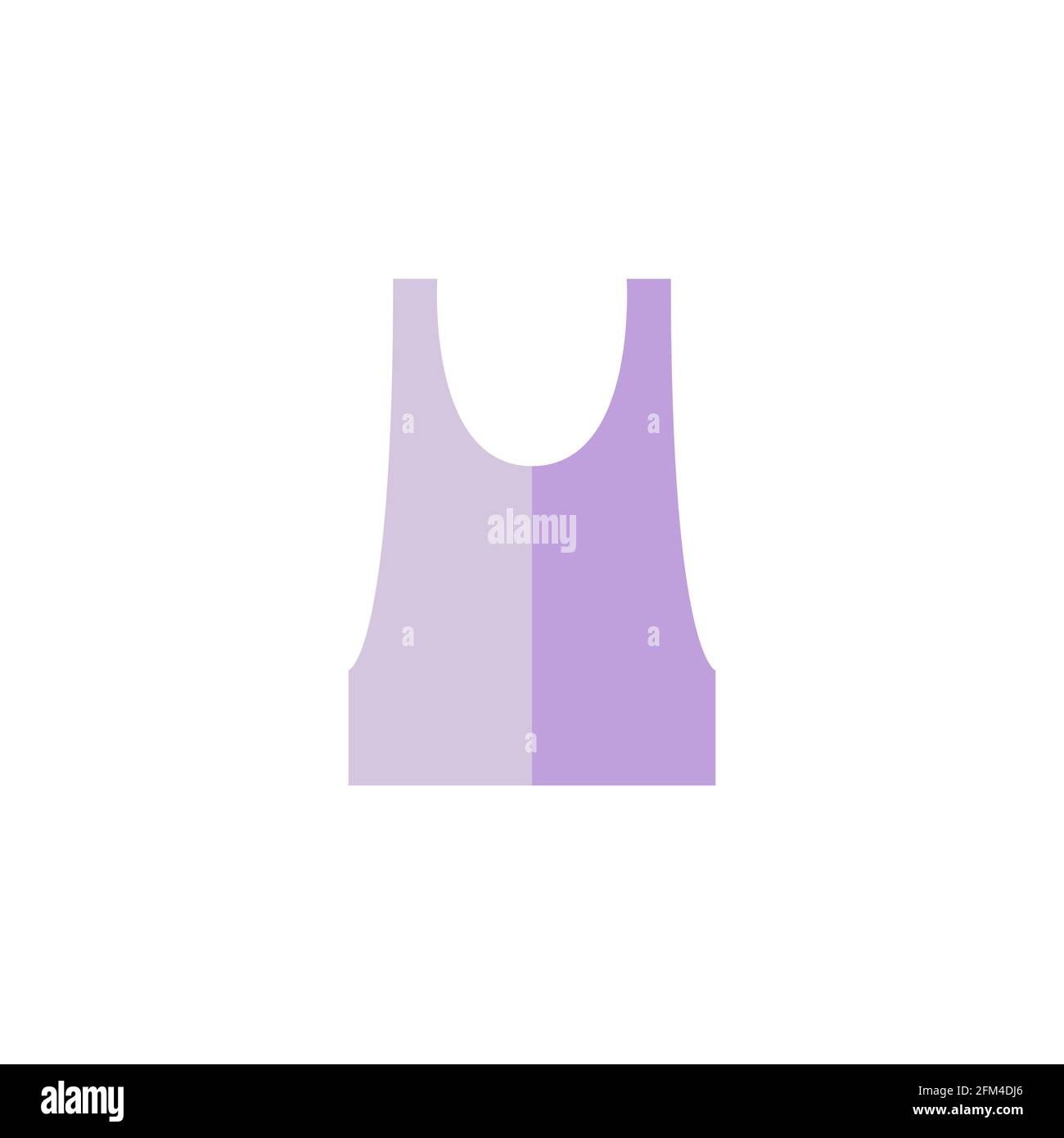 Gym Tank Top Conceptual Vector Icon Design eps10 Stock Vector