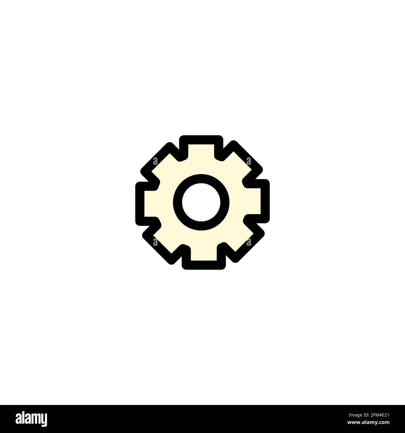 Setting Icon Conceptual Vector Design Illustration Stock Vector