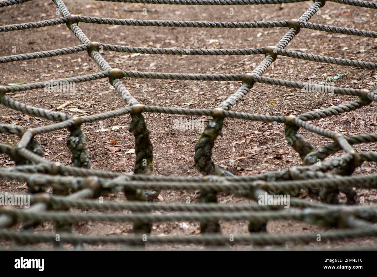 Rope Jungle gym Stock Photo - Alamy