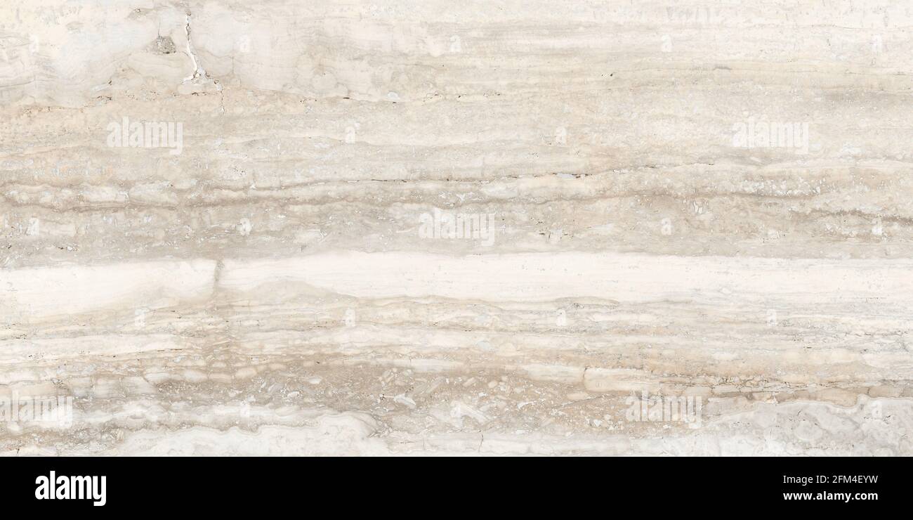 stone texture travertine marble with natural veins Stock Photo