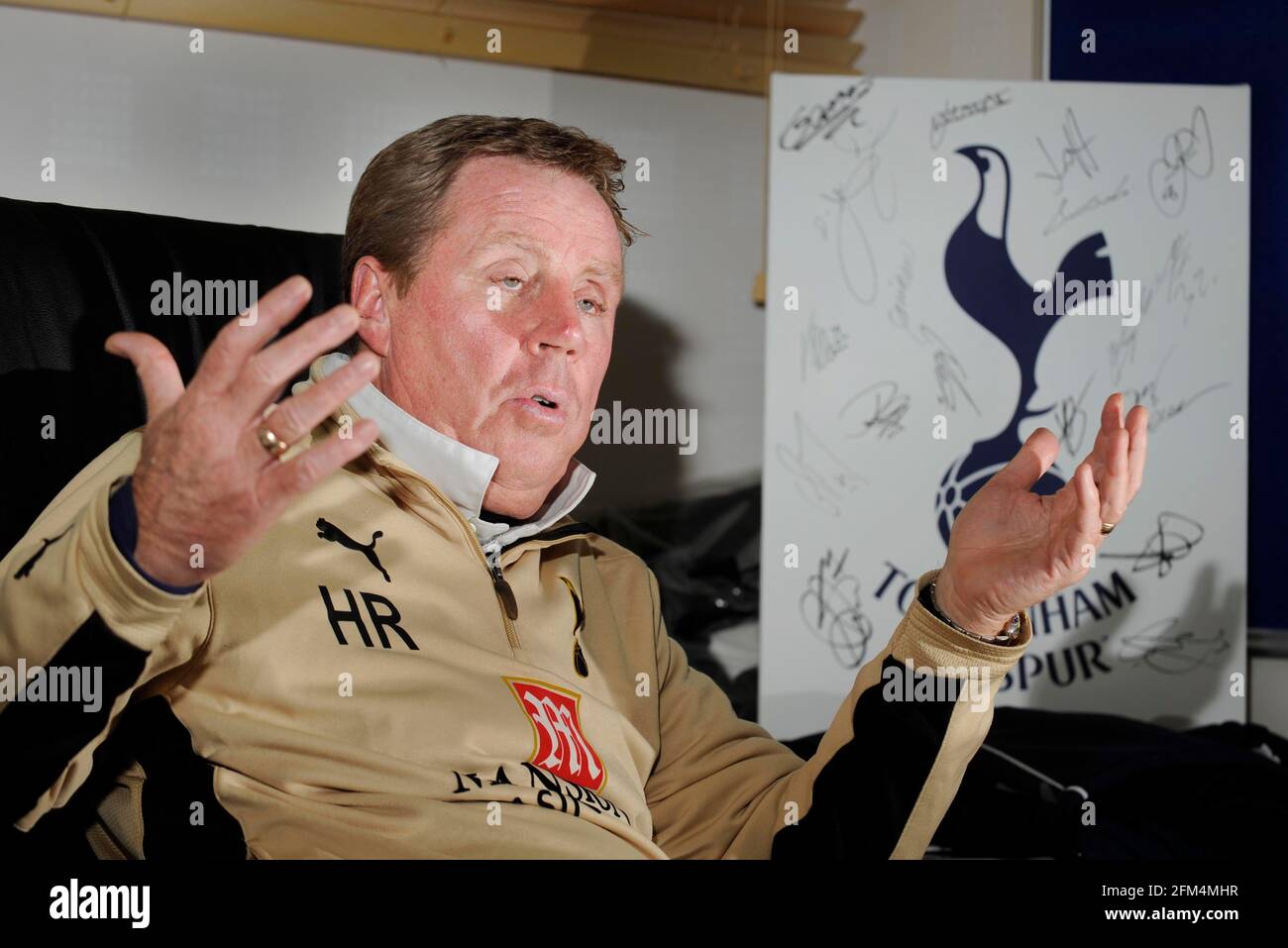 HARRY REDKNAPP  MANAGER OF SPURS. 21/11/2008. PICTURE DAVID ASHDOWN Stock Photo