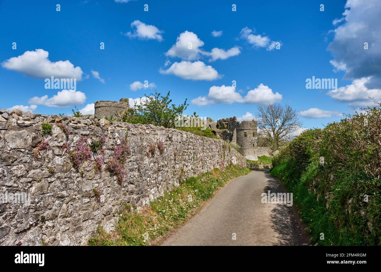 Carew Castle, Pembrokeshire, Wales Stock Photo - Alamy