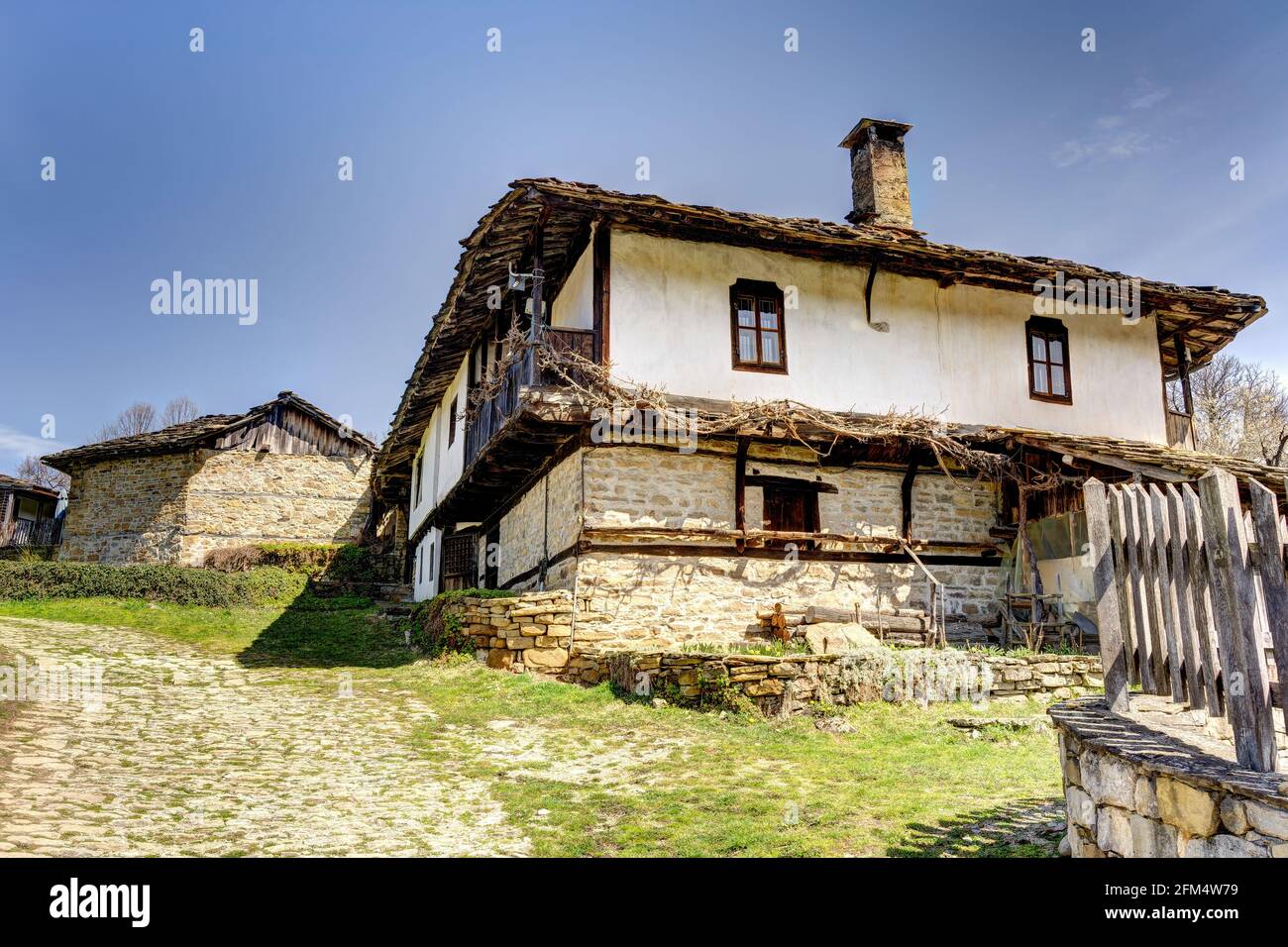 Bozhentsi, Bulgaria, HDR Image Stock Photo