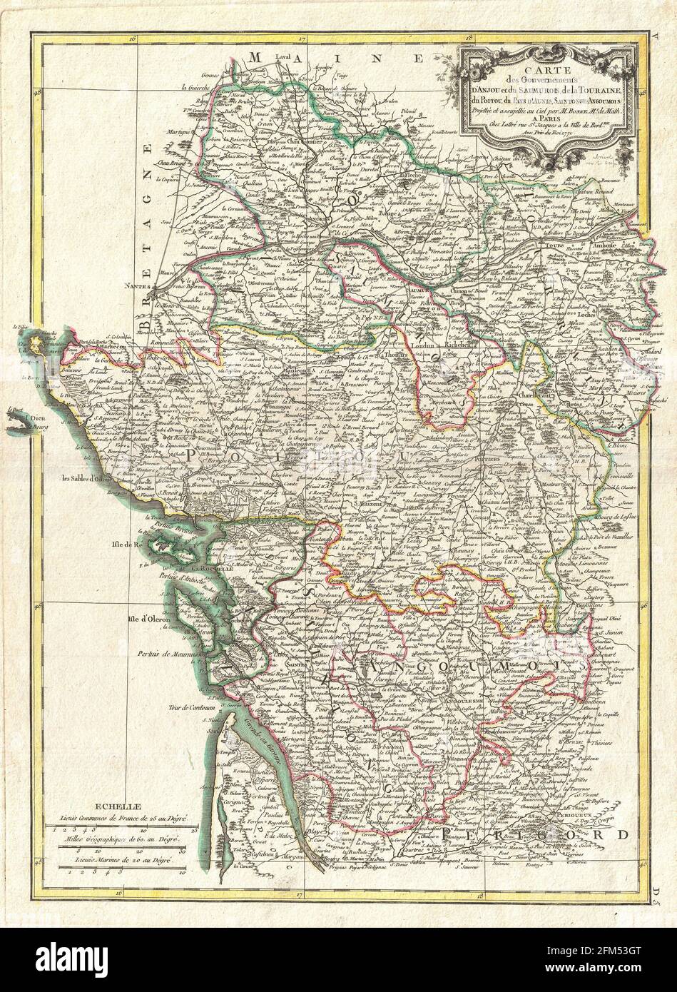 Vintage copper engraved map of - from 18th century. All maps are ...