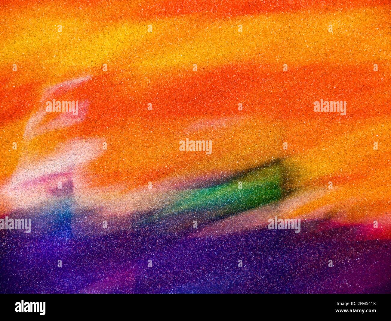 Colorful abstract background with glitter effect. Stock Photo
