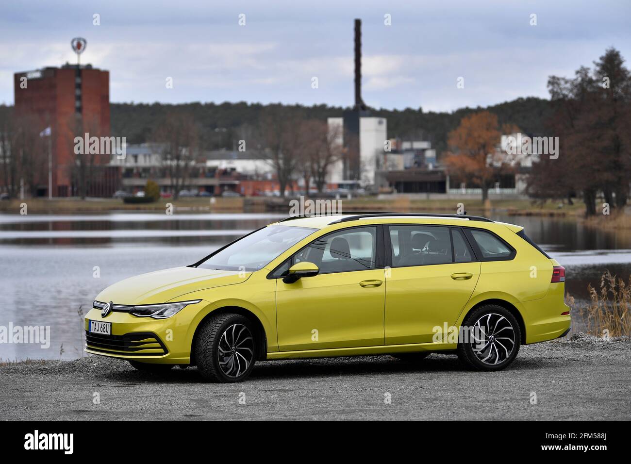 Volkswagen Golf Hatchback eTSI car (VW Golf Sportscombi eTSI) Photo: Anders  Wiklund / TT / code 10040 Stock Photo - Alamy