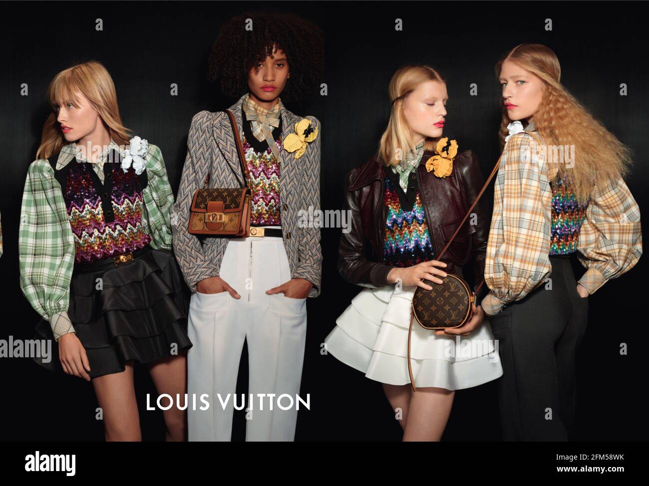 2010s UK Louis Vuitton Magazine Advert Stock Photo