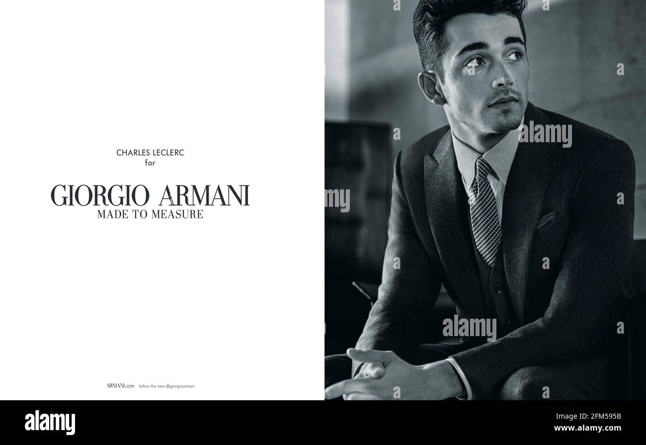 Giorgio armani advert hi-res stock photography and images - Alamy