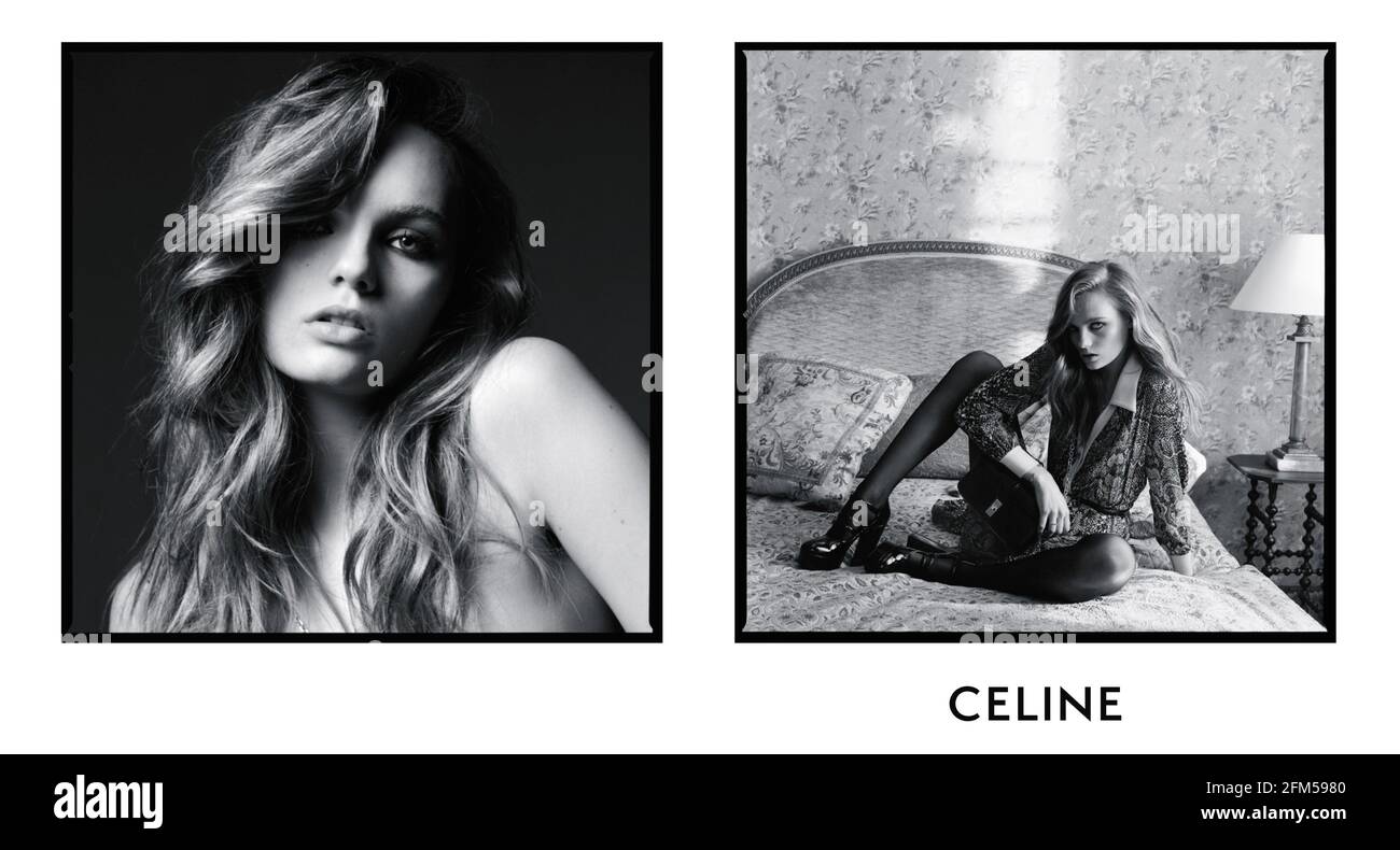 2020s UK Celine Magazine Advert Stock Photo
