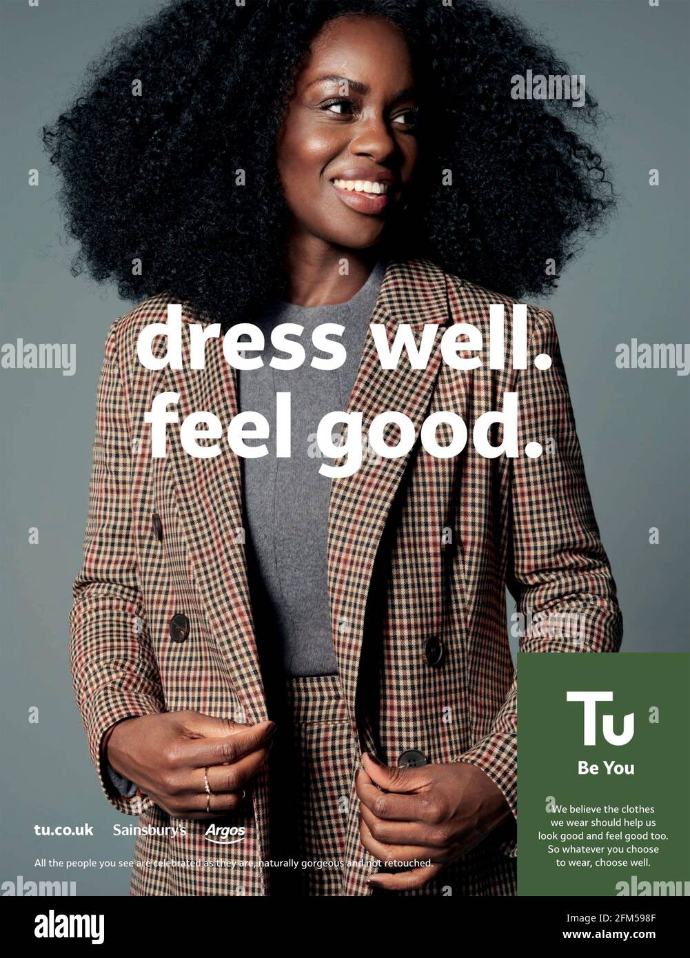 2020s UK Tu Magazine Advert Stock Photo