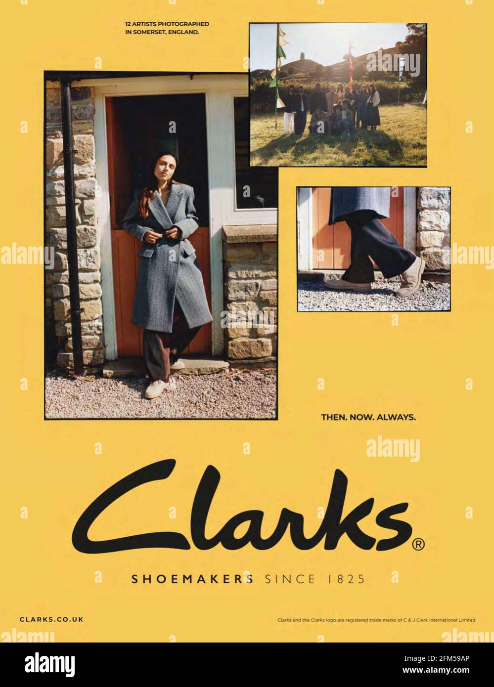 2020s UK Clarks Magazine Advert Stock Photo - Alamy