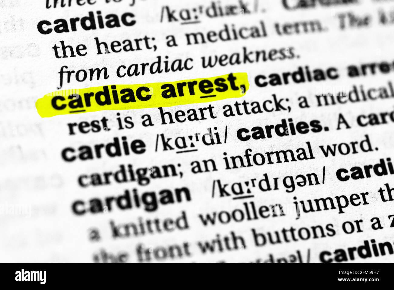 Cardiac arrest meaning in tamil