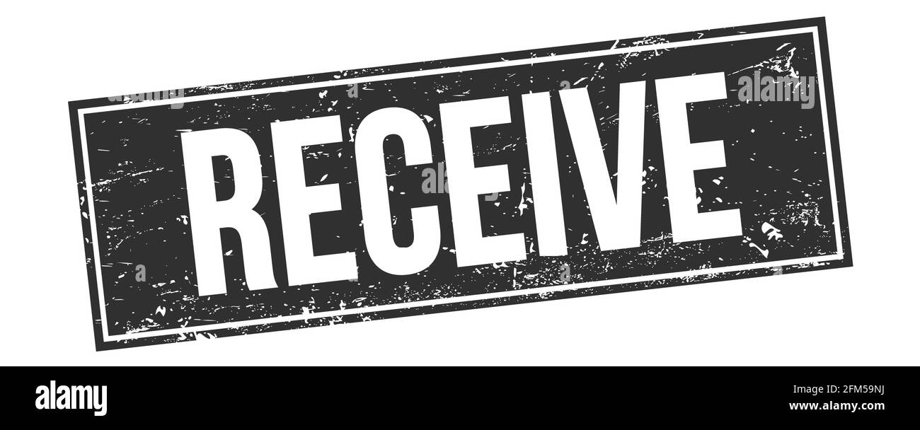 Receive stamp Black and White Stock Photos & Images - Alamy