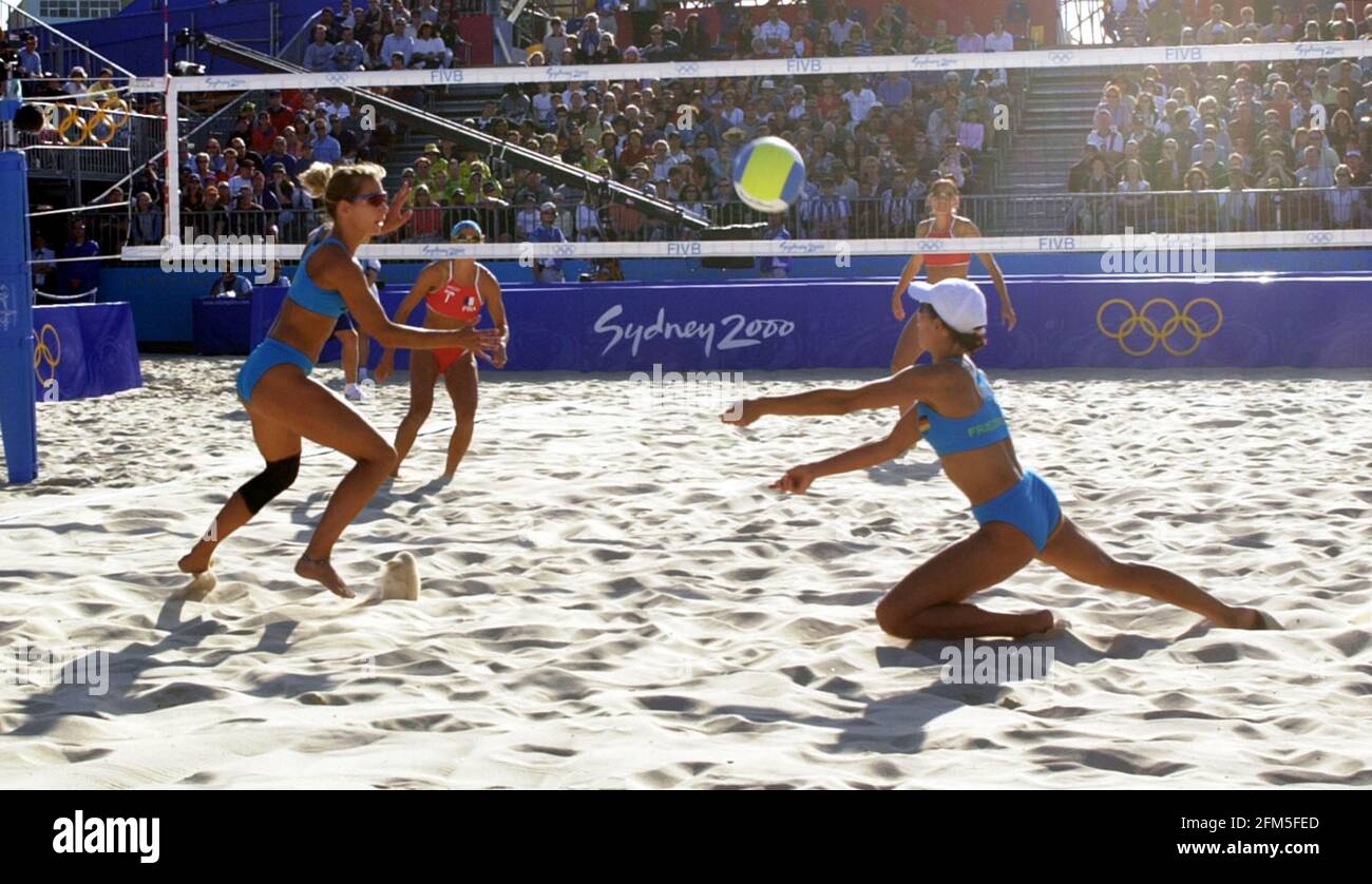 Sydney Olympic Games September 2000 Beach Volleyball on Bondi Beach