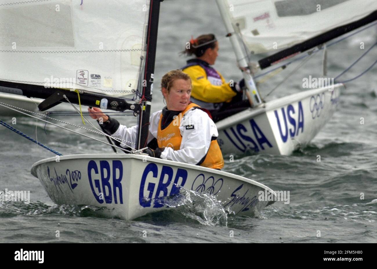 THE OLYMPIC GAMES IN SYDNEY SEPTEMBER 2000 SAILING WOMANS EUROPE FLEET