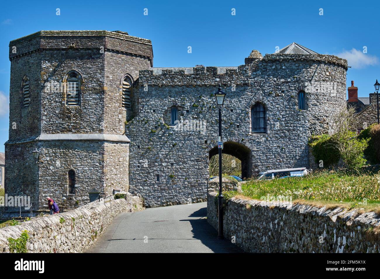 Tower Gate (Porth-y-Twr) at St David's Cathedral, St David's, Pembrokeshire, Wales Stock Photo