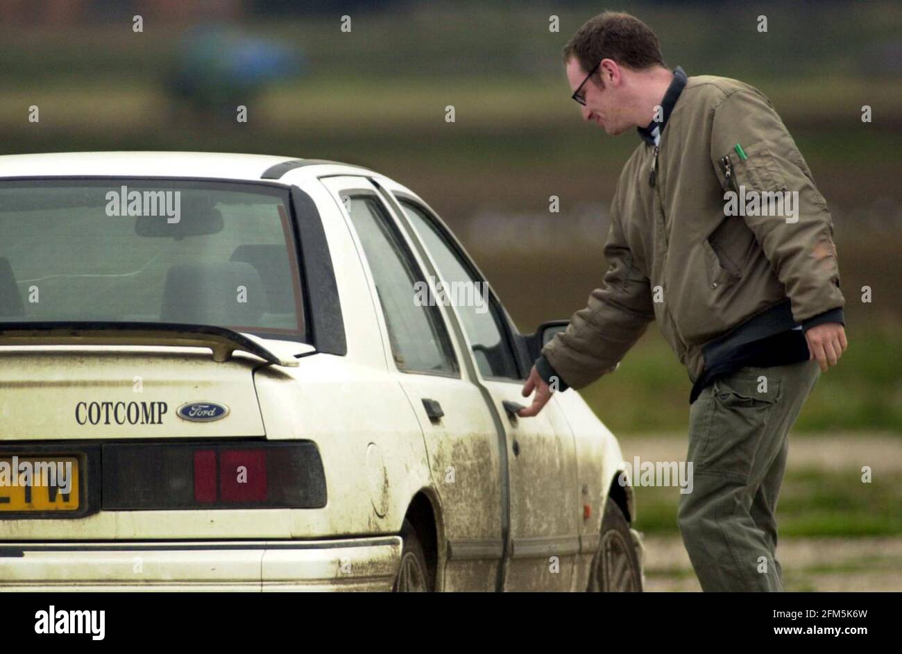 FOR ANDY IOS Reporter Ian miller is shown how to be a rally driver on ...