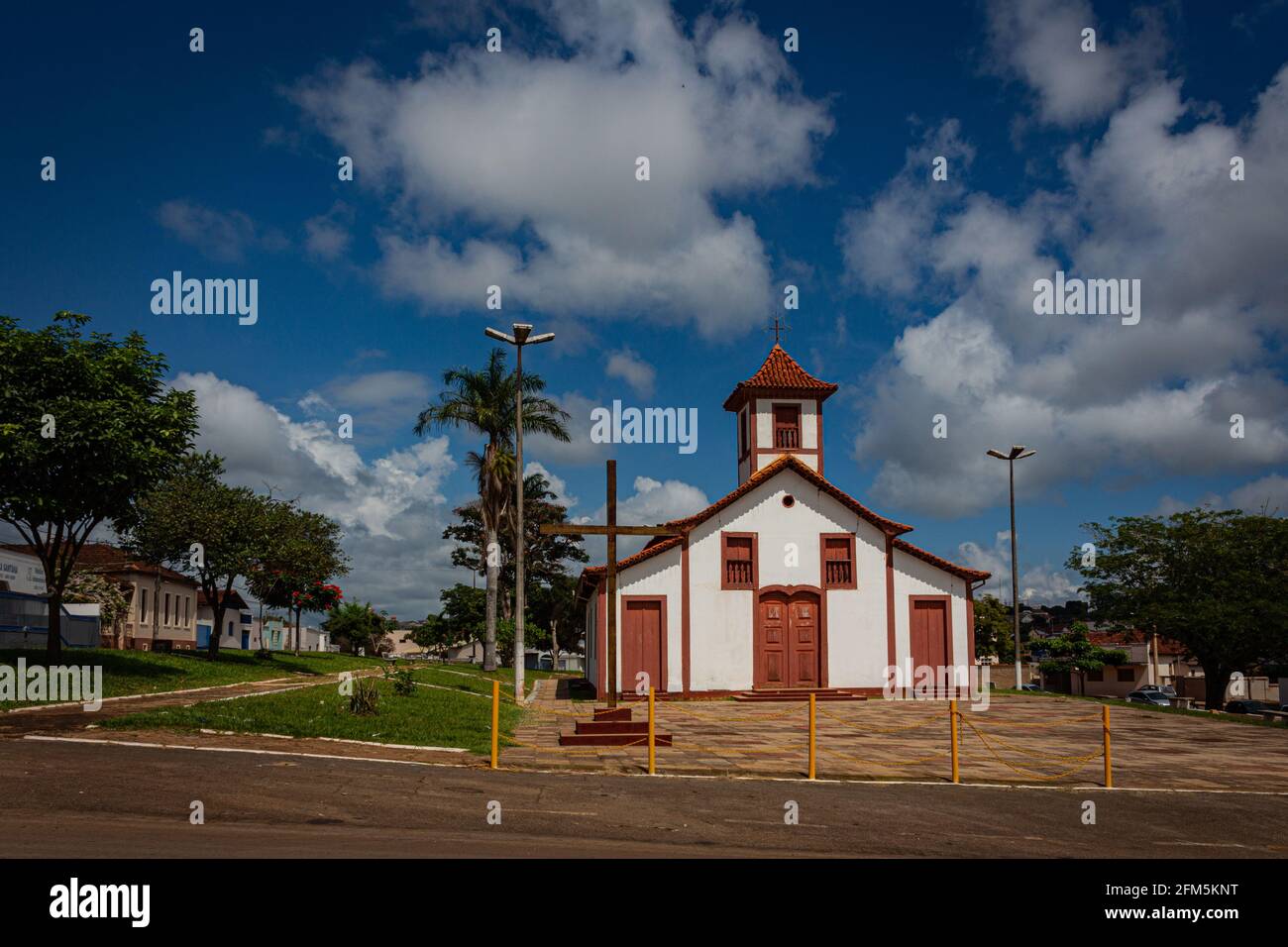 Santana Church, headquarters of the city of coromandel Minas Gerais, Brazil Stock Photo