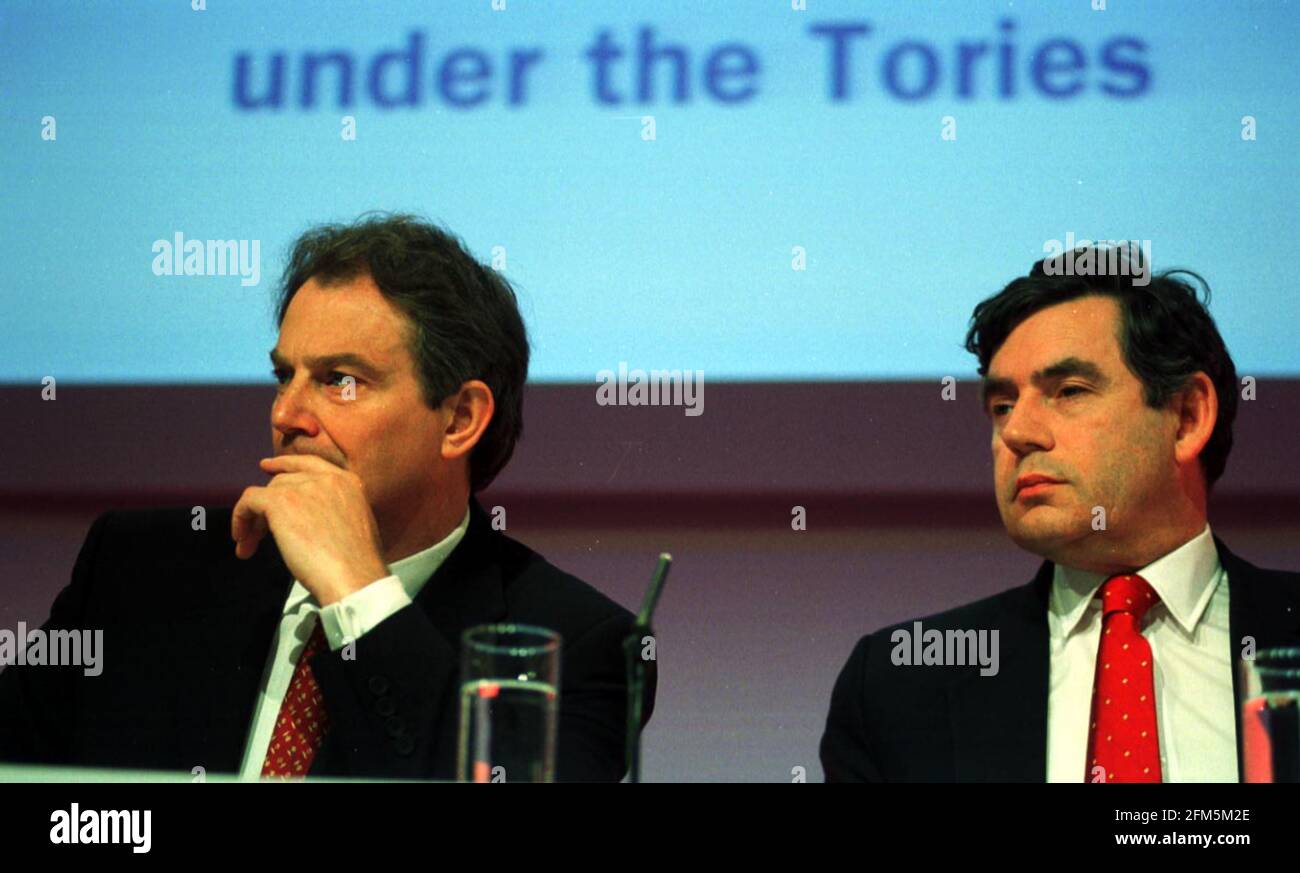 Gordon brown and tony blair hi-res stock photography and images - Alamy