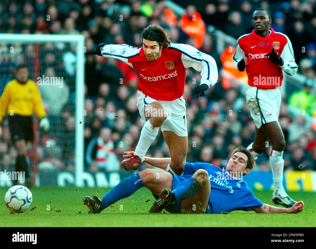 Football Premiere League Arsenal V Chelsea Dec 2001 Stock Photo