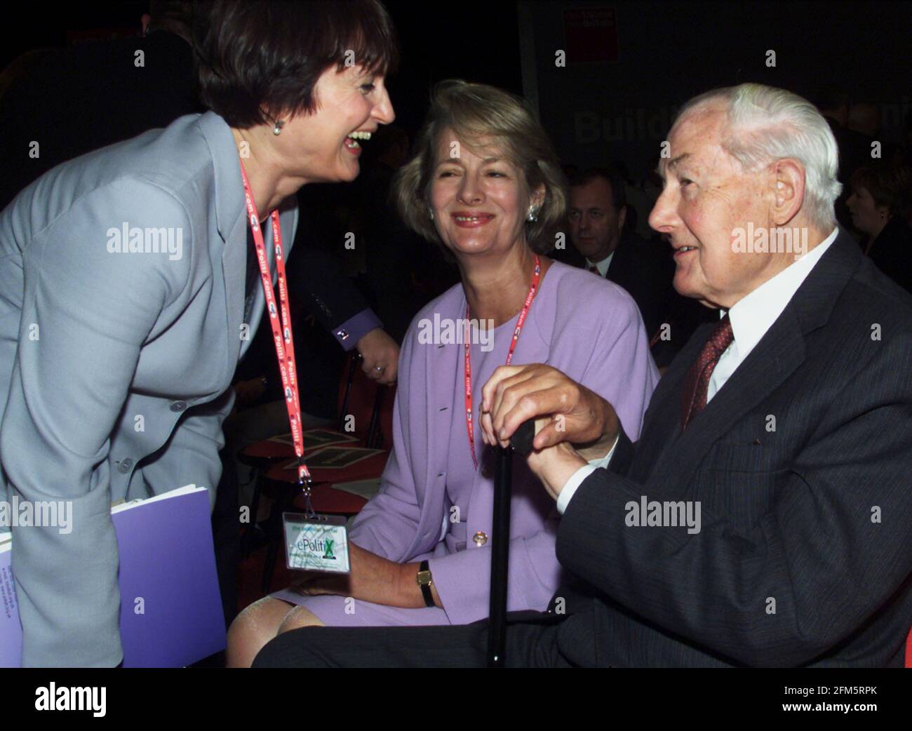 Sept 2000   JAMES CALLAGHAN at the Labour Party  conference in Brighton 2000 Stock Photo