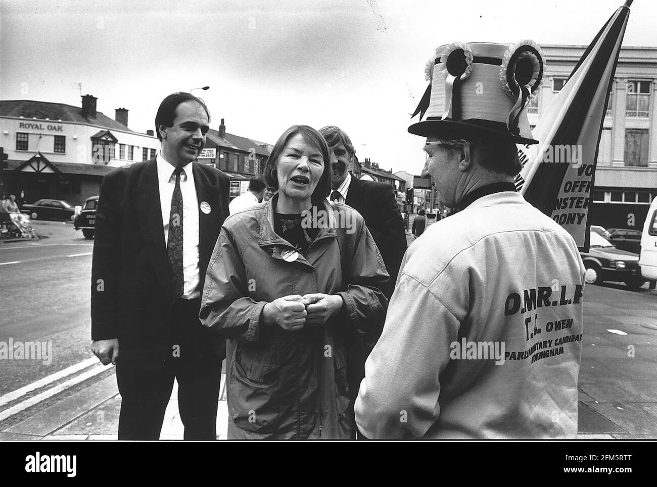 Glenda Jackson in Liverpool Stock Photo