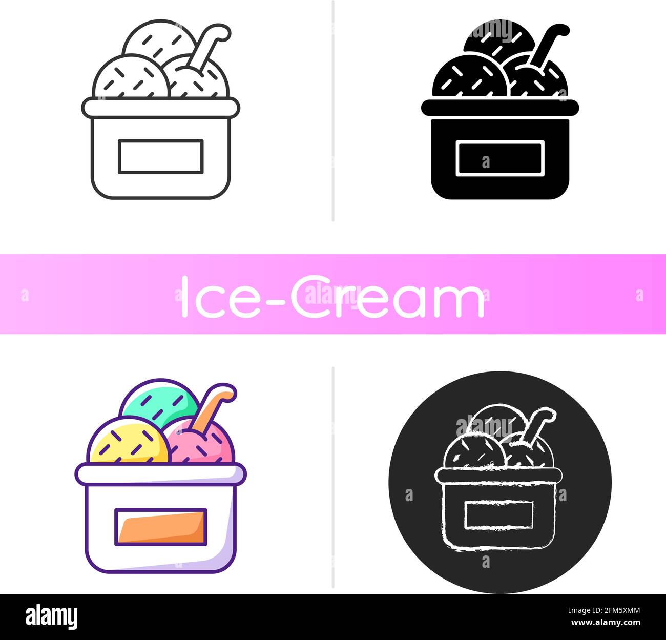 Ice cream in cup icon Stock Vector Image & Art - Alamy