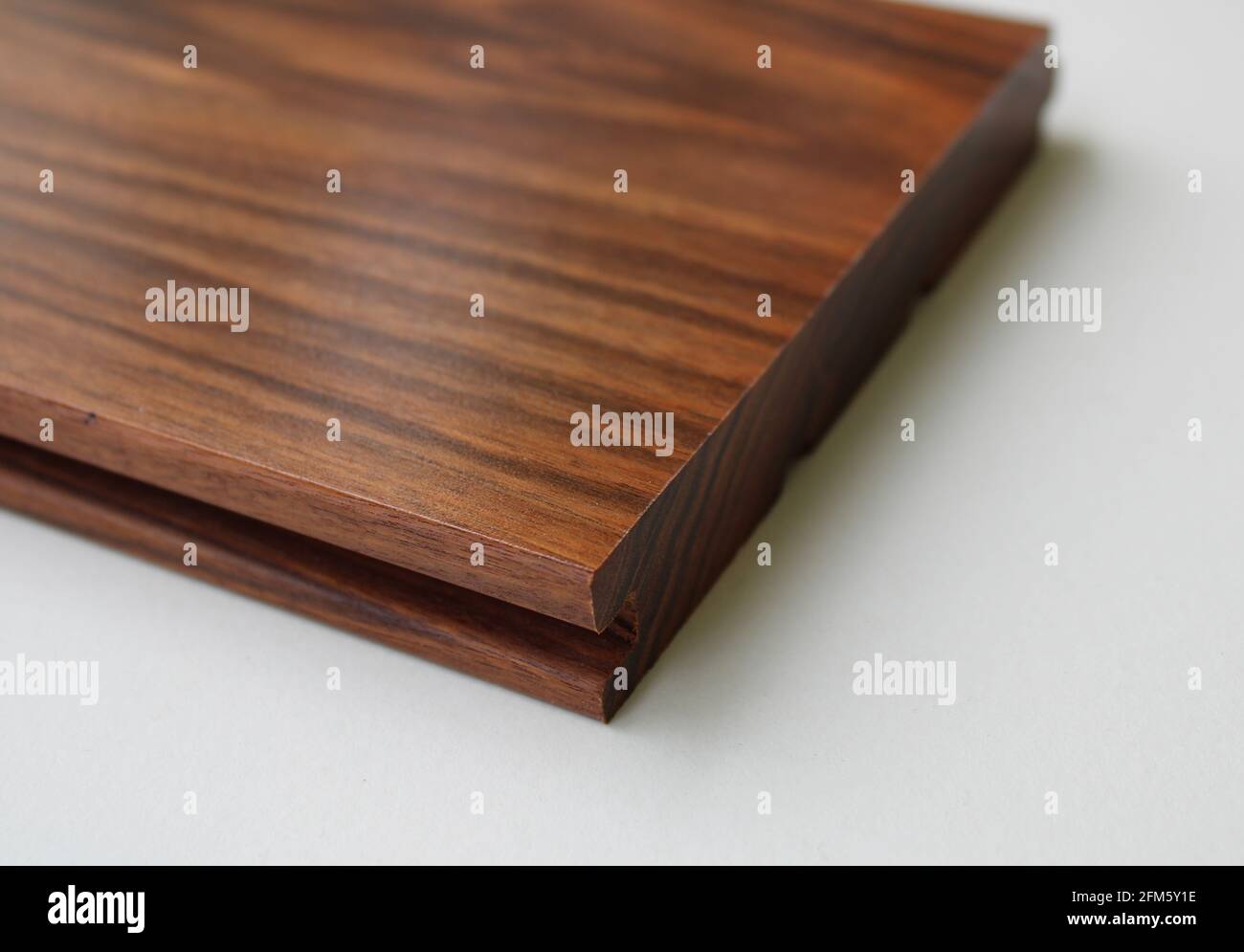 A Curupay Hardwood Floor Board Stock Photo