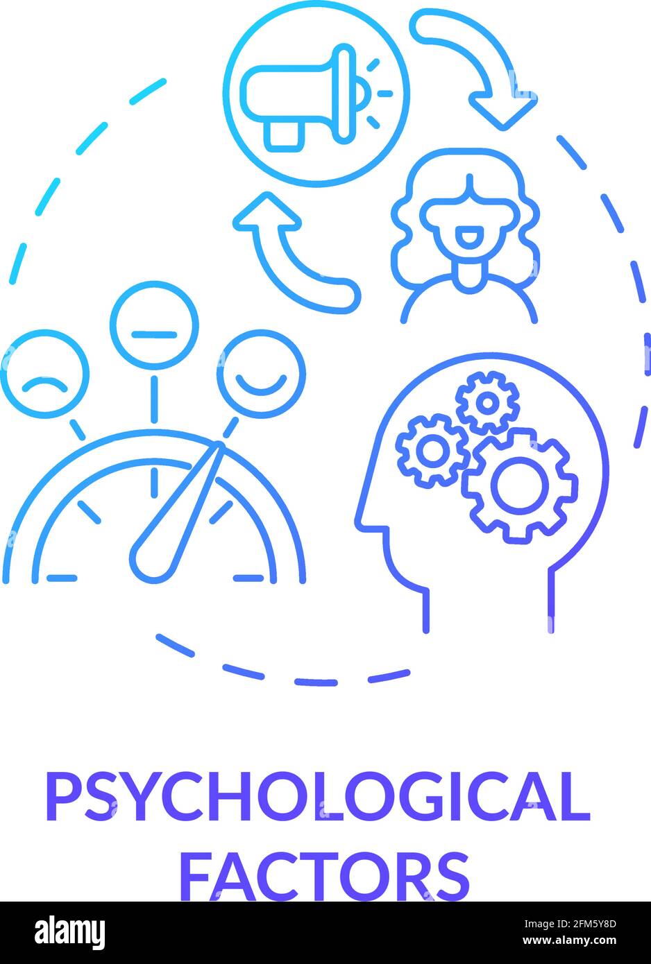 Psychological factors concept icon Stock Vector Image & Art Alamy