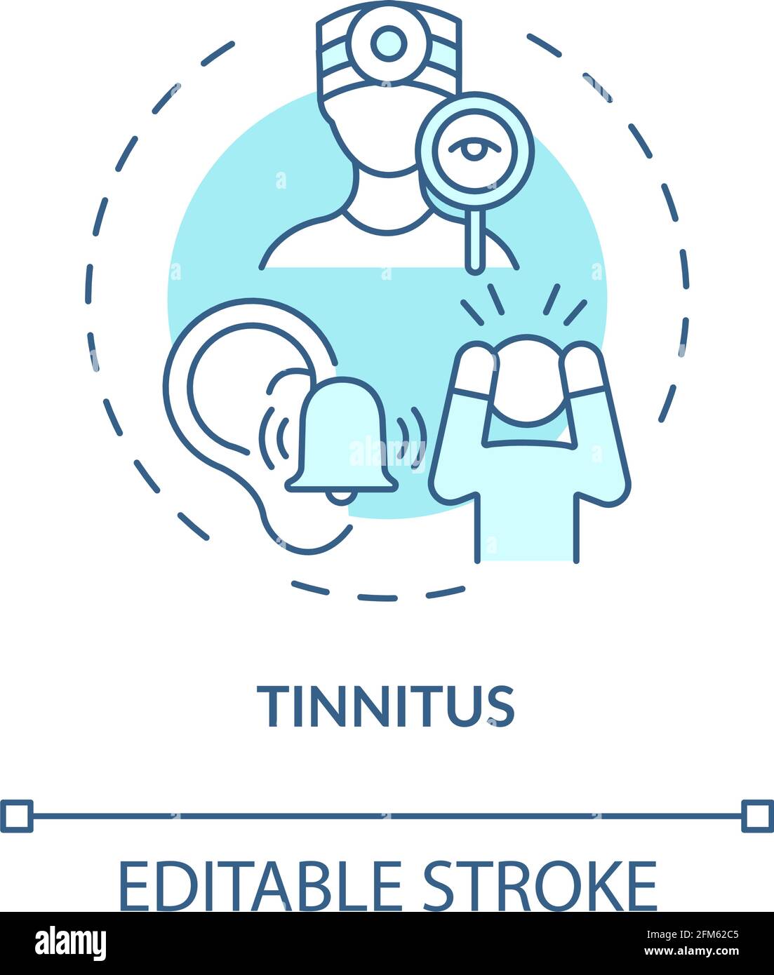 Tinnitus concept icon Stock Vector Image & Art Alamy