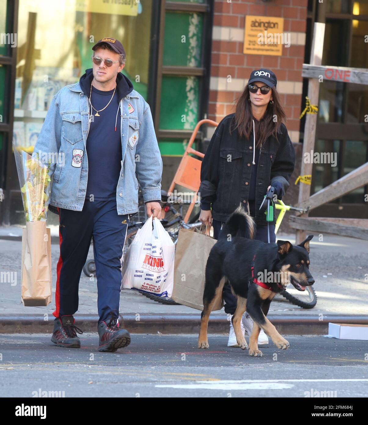 New York - NY - 03/15/2020 - Emily Ratajkowski and husband Sebastian