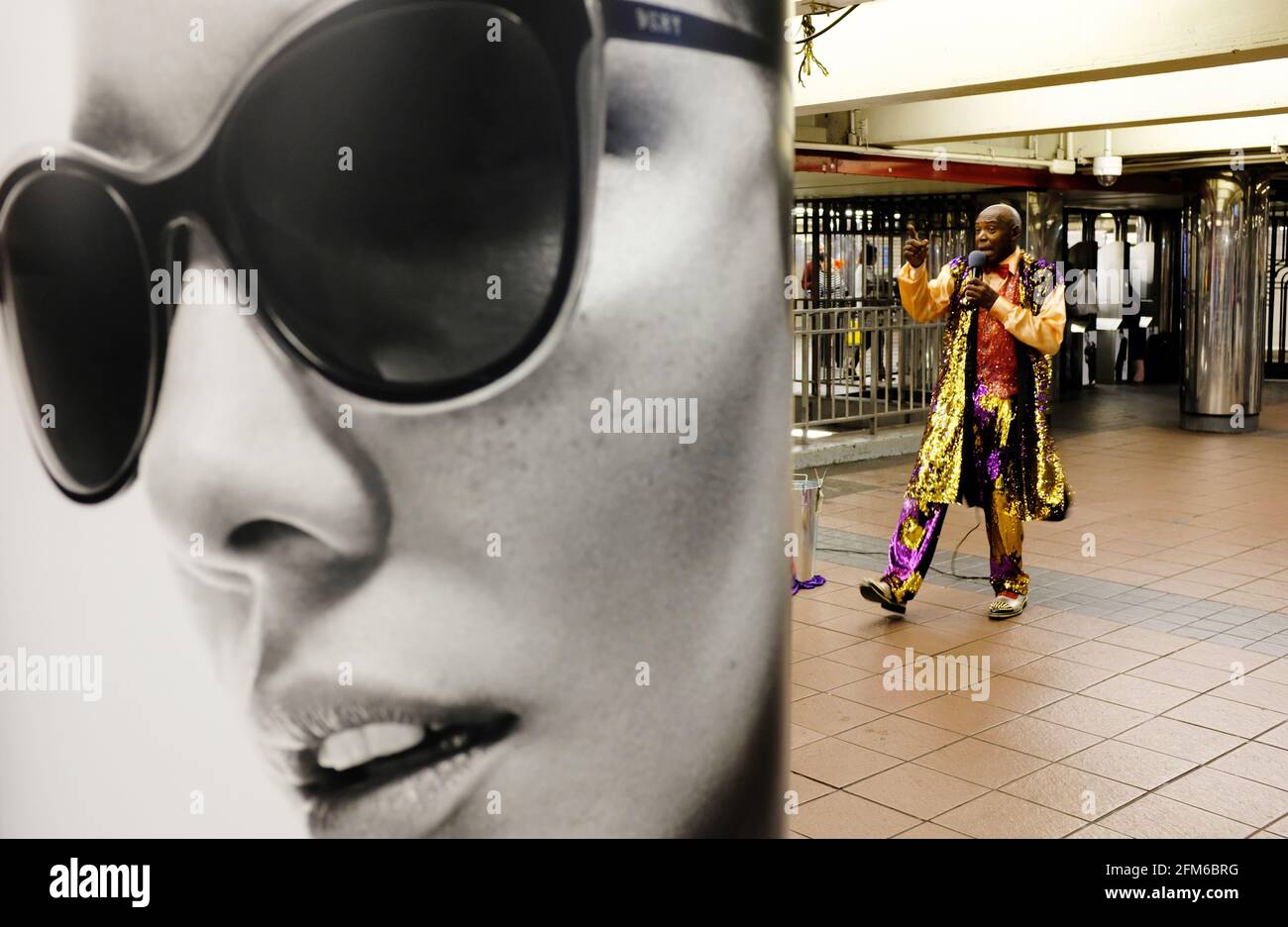African american street musician hi-res stock photography and images