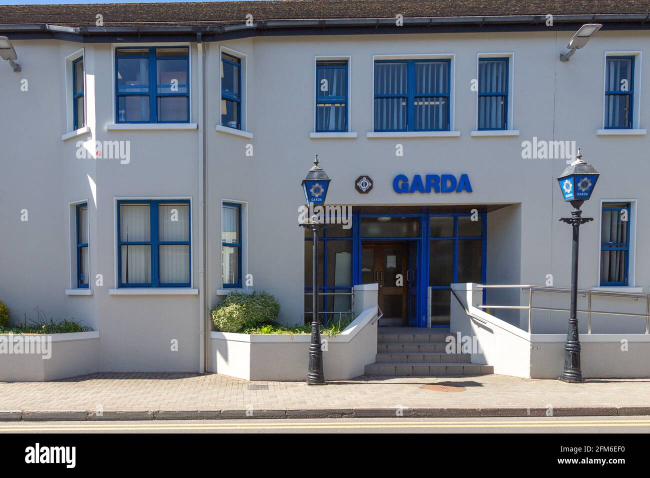 Front view Garda station Bandon West Cork Ireland Stock Photo