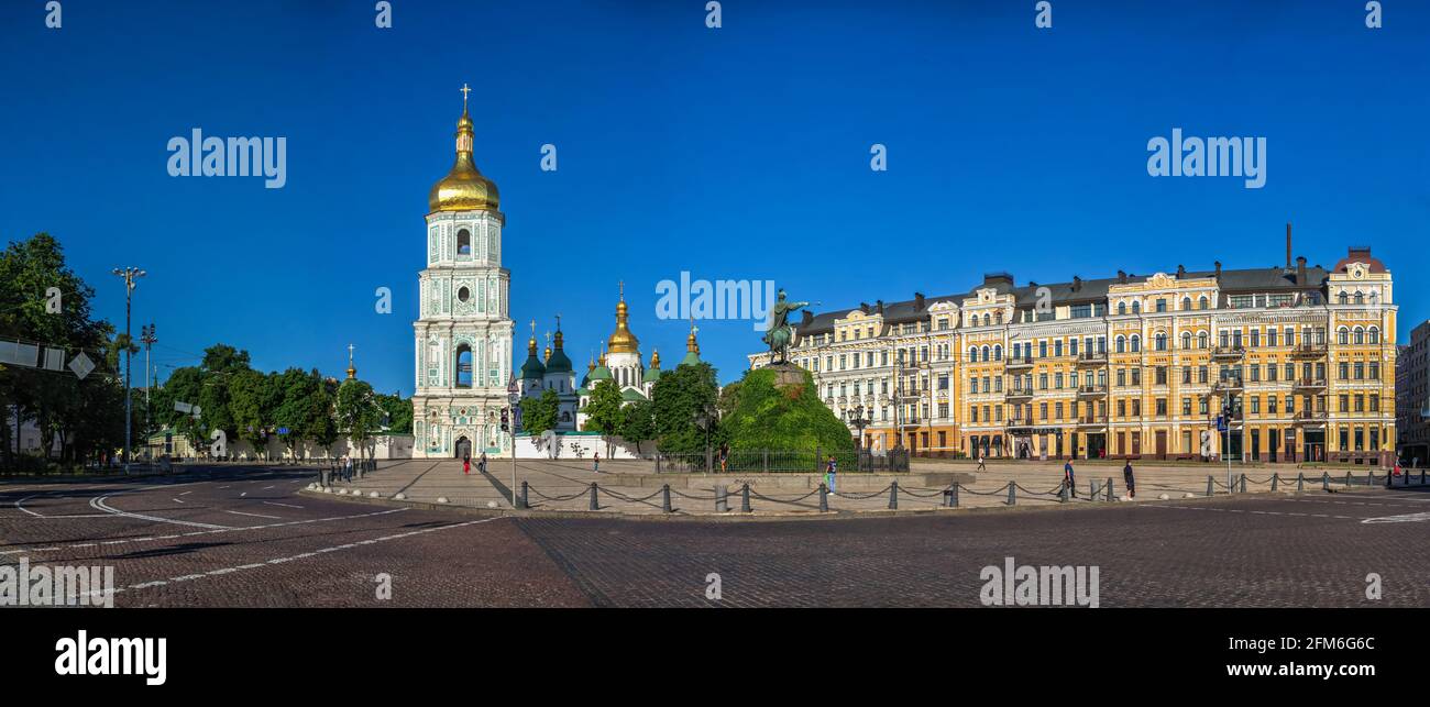 St. Sophia Square in Kyiv, Ukraine Stock Photo