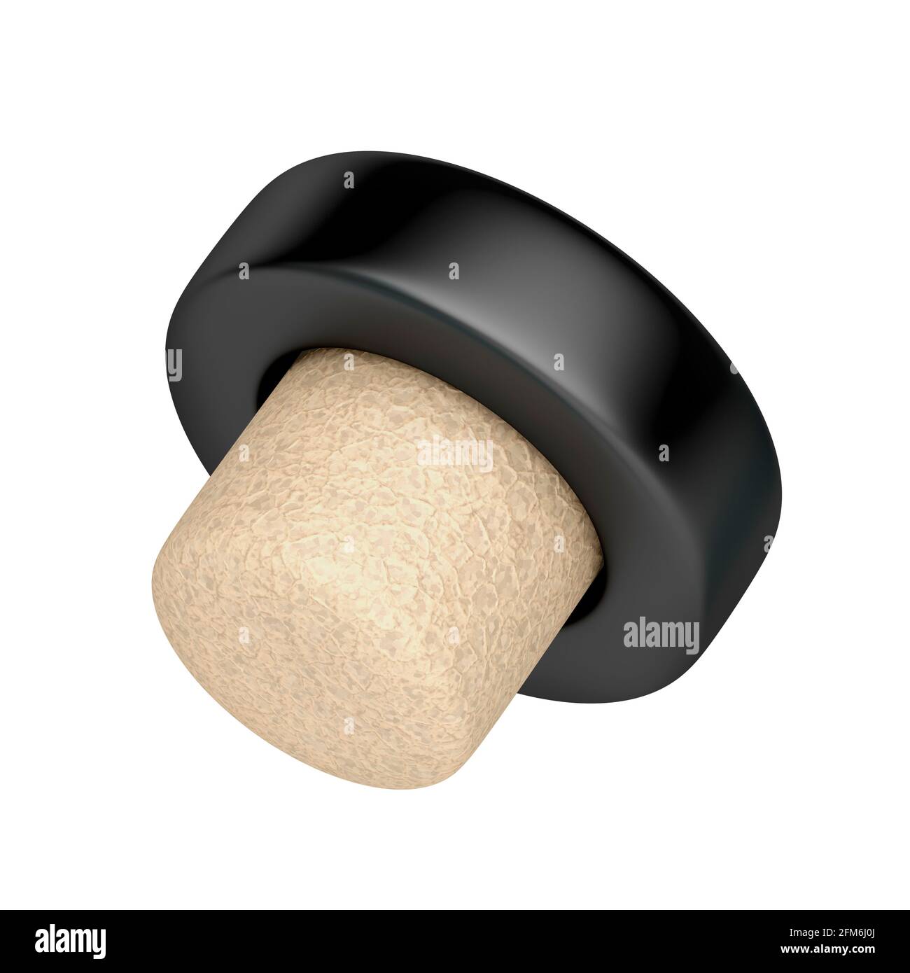 Cork bottle stopper isolated on white background Stock Photo Alamy