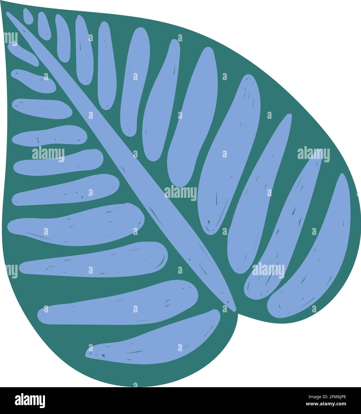 leaf nature vegetation isolated icon Stock Vector Image & Art - Alamy