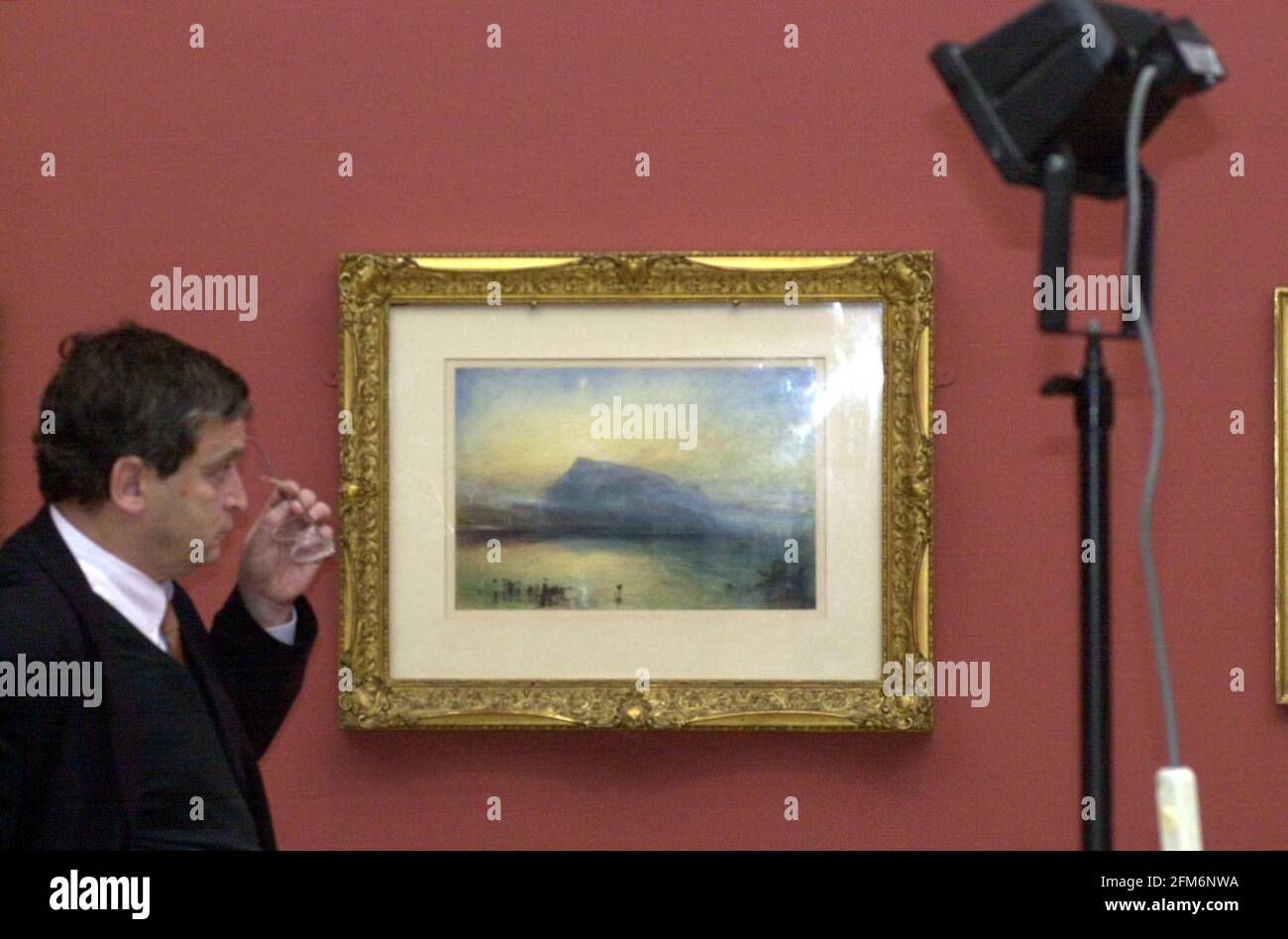 Turner exhibition being finalised at the royal Academy Dec 2000 This ...