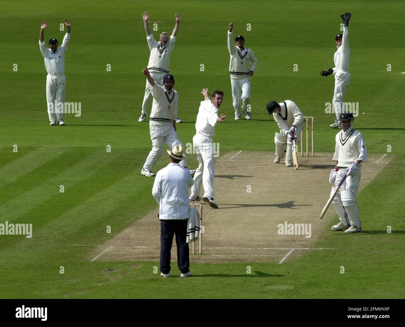 Kent v Zimbabwe Cricket match at Canterbury May 2000 with Murray ...