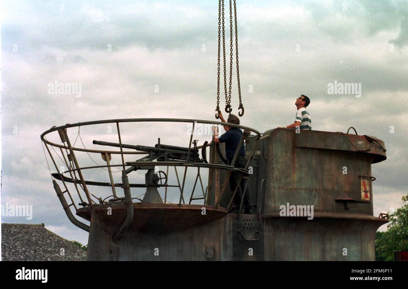 A REPLICA SUBMARINE AUGUST 2000 WAS TRANSPORTED IN SECTIONS FROM ...