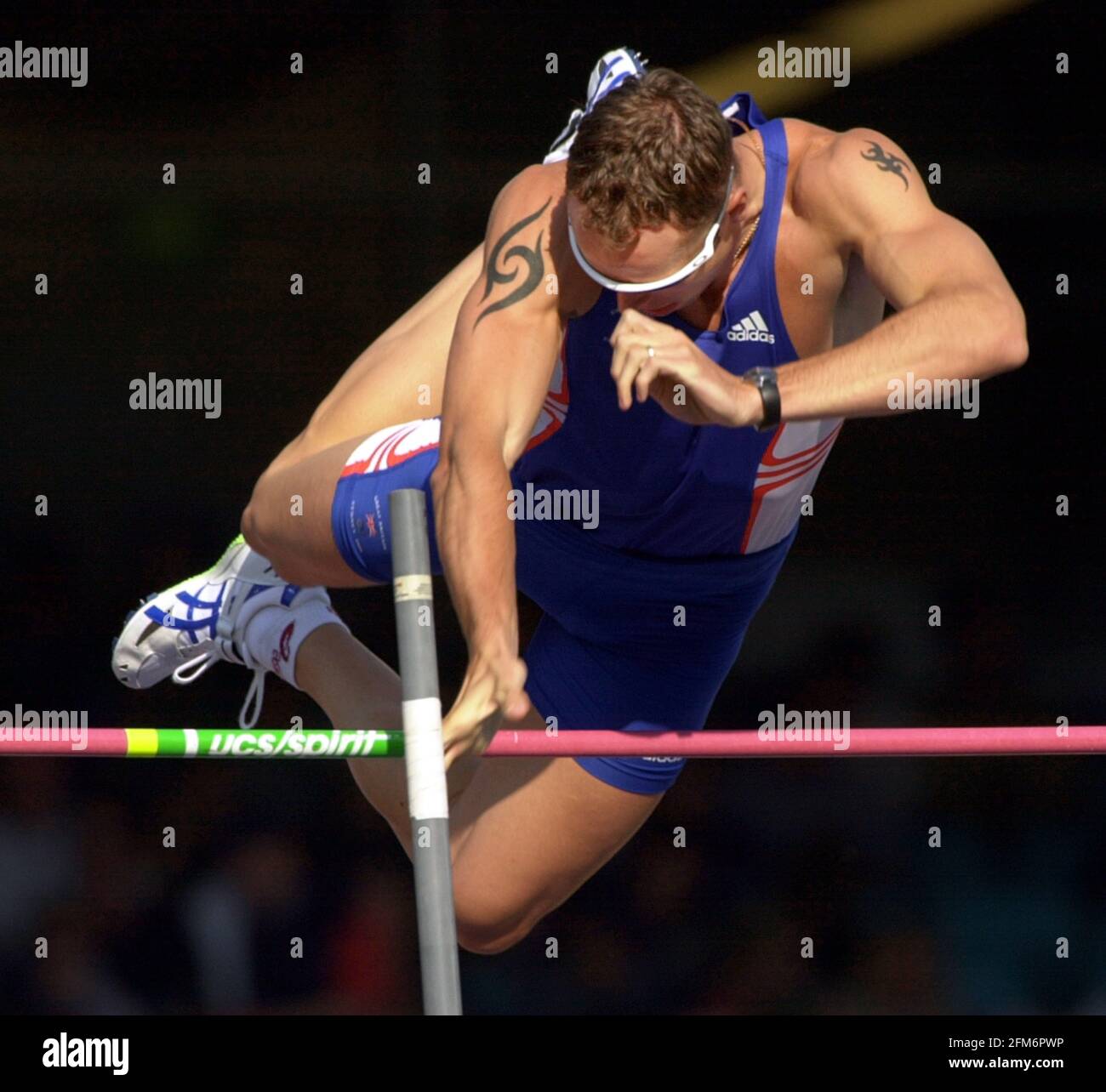 DEAN MACEY DECATHLON POLE VAULT Stock Photo Alamy
