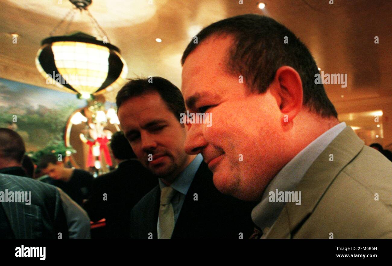 George Smith December 1999 (right) who is in mergers and acquisitions, in the city Stock Photo
