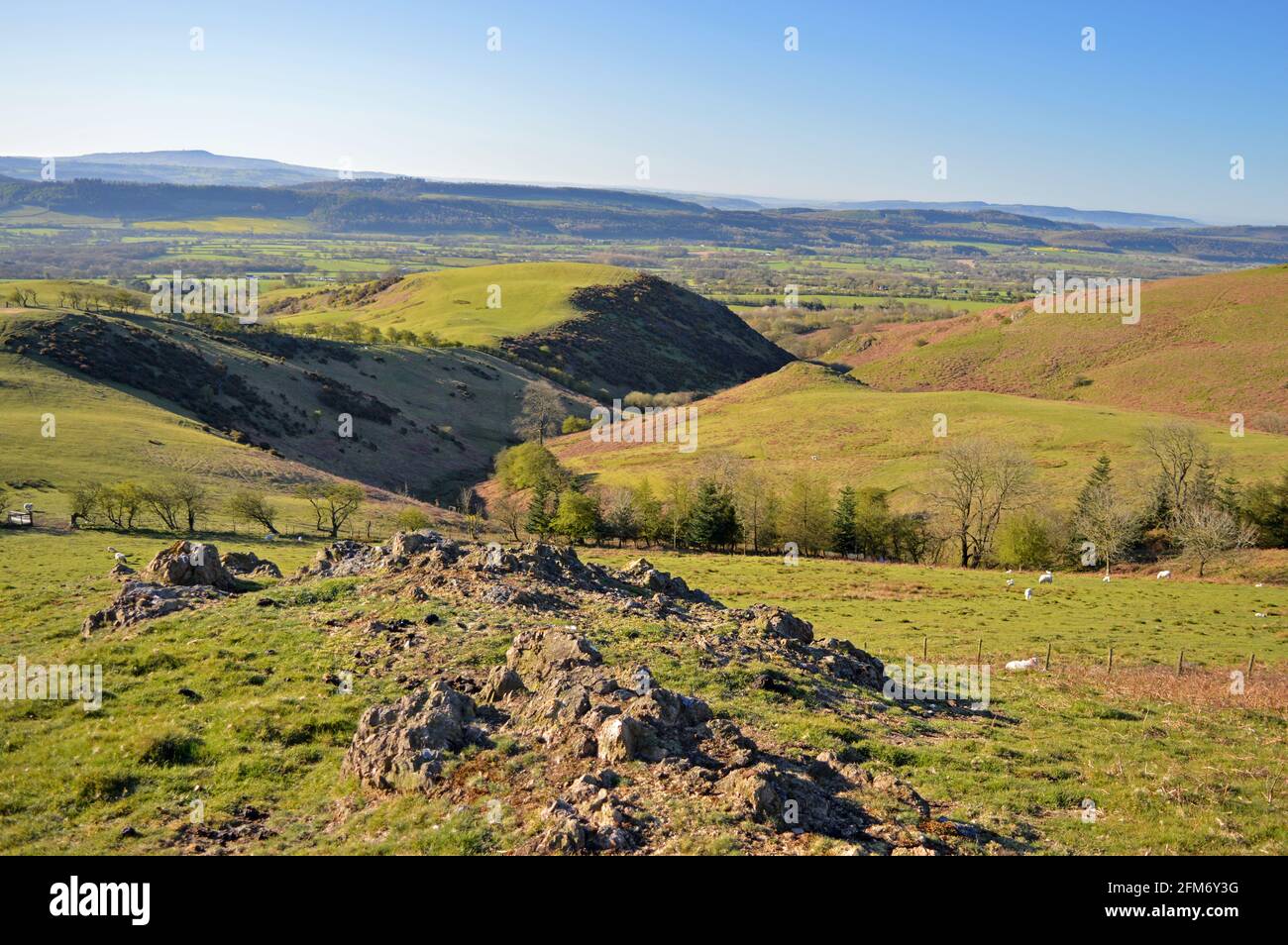 Hope bowdler hill shropshire hills hires stock photography and images