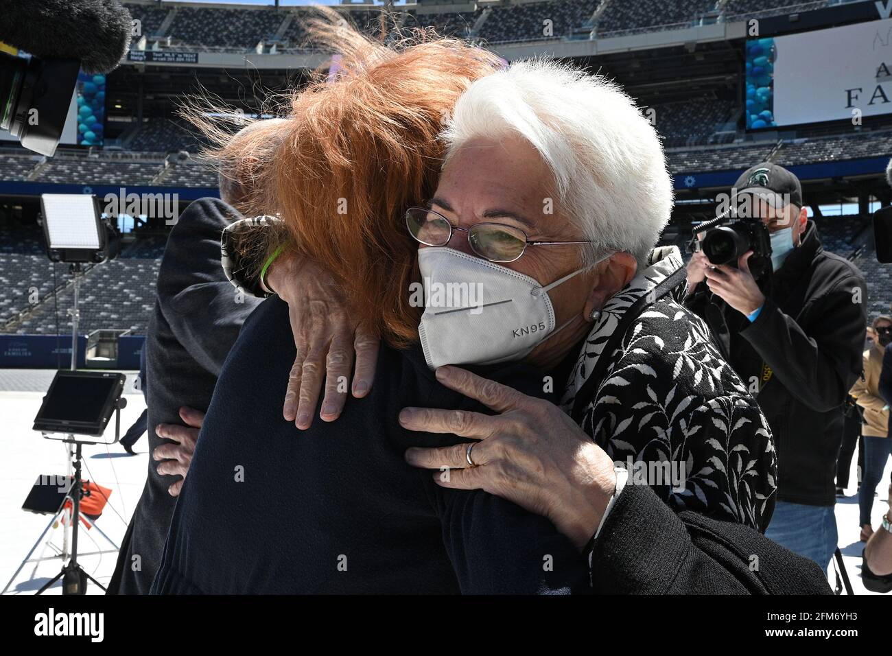 Rutherford, USA. 06th May, 2021. Families and loved ones reunited after ...
