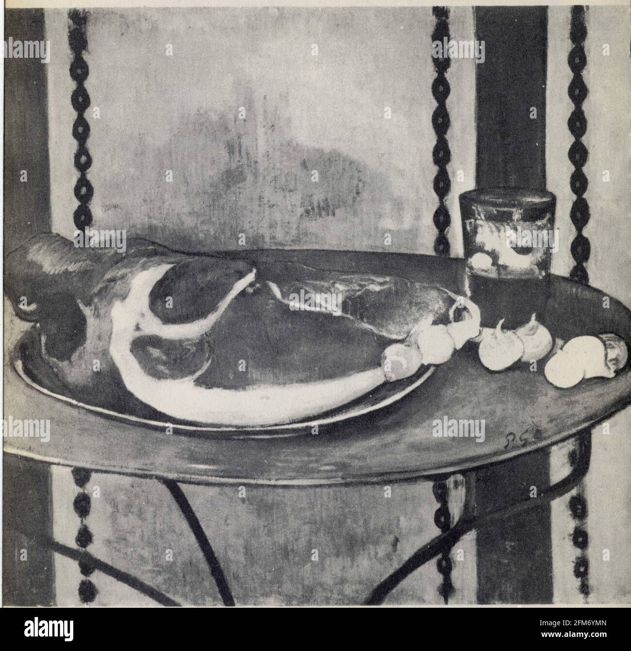Paul Gauguin. Le jambon. 1889. Toile Stock Photo