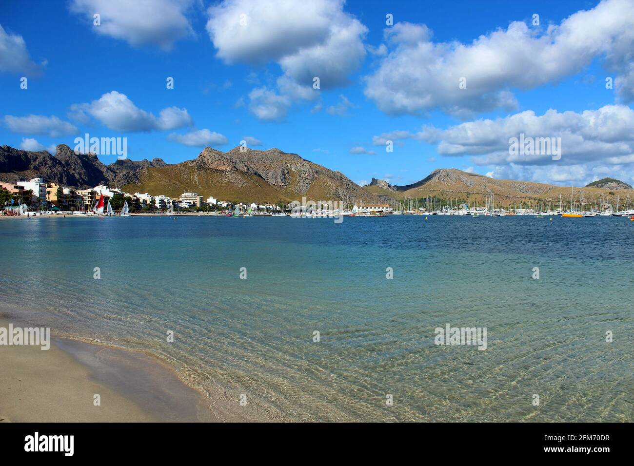 Port de Pollenca beach Stock Photo