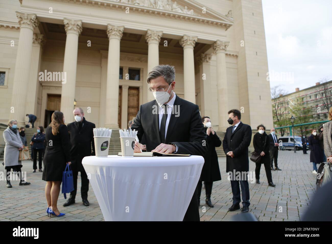 05/06/2021, Potsdam, Germany, Mayor Mike Schubert (SPD),after the