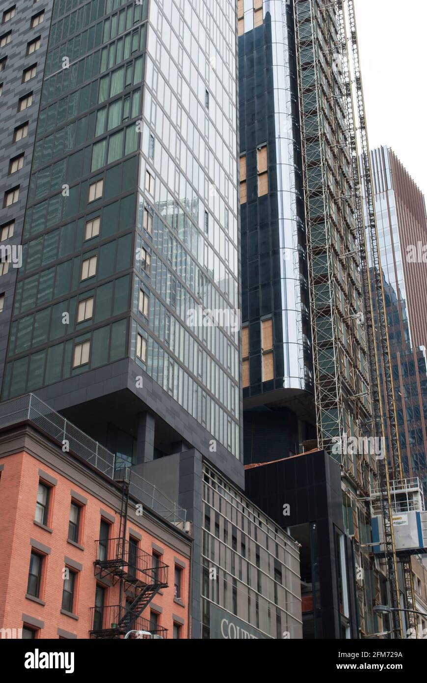 Residential skyscrapers in Manhattan Stock Photo