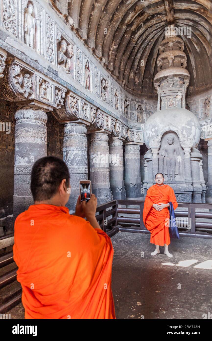 Ajanta cave hires stock photography and images Alamy