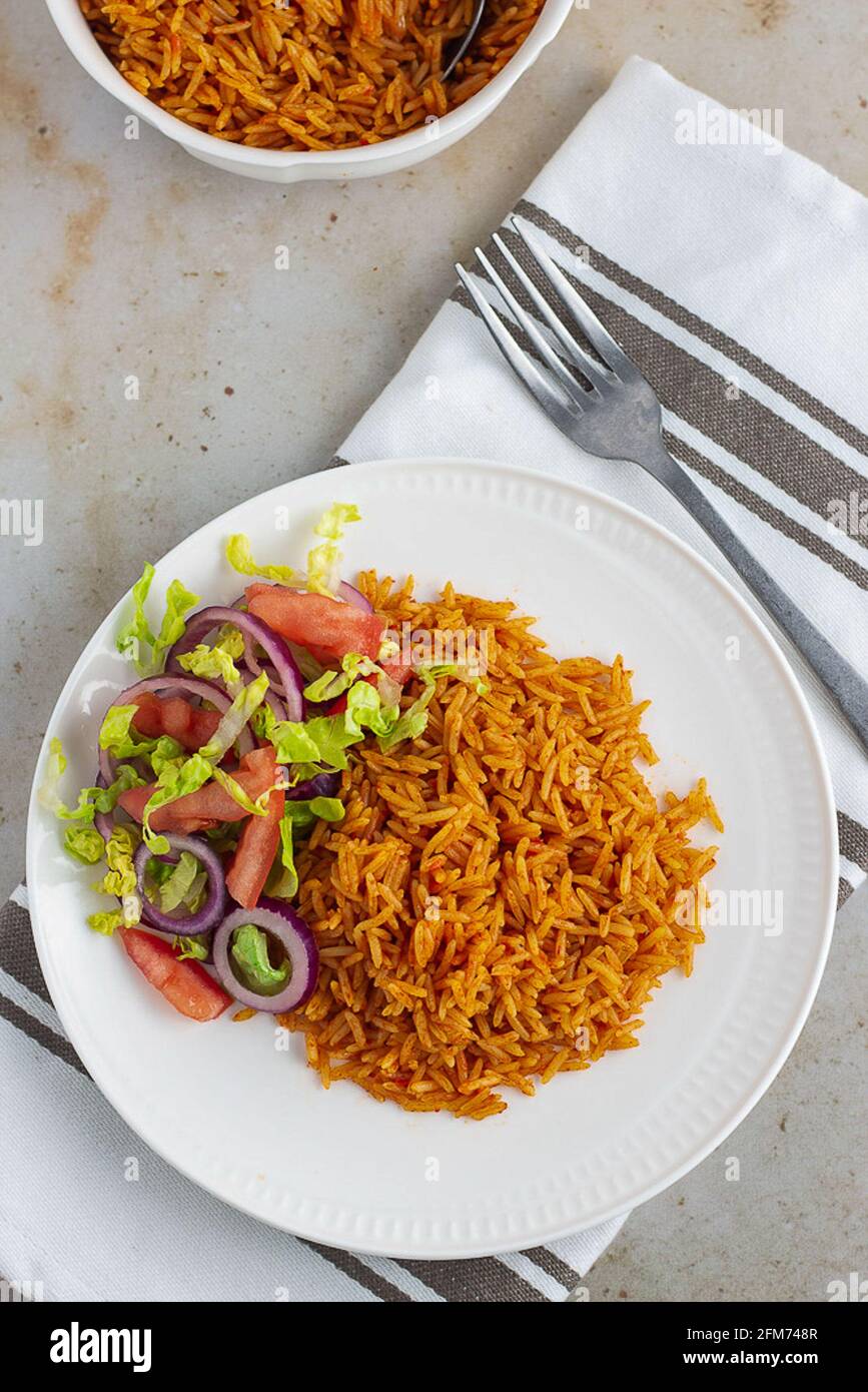 Nigerian Jollof Rice High Resolution Stock Photography And Images Alamy